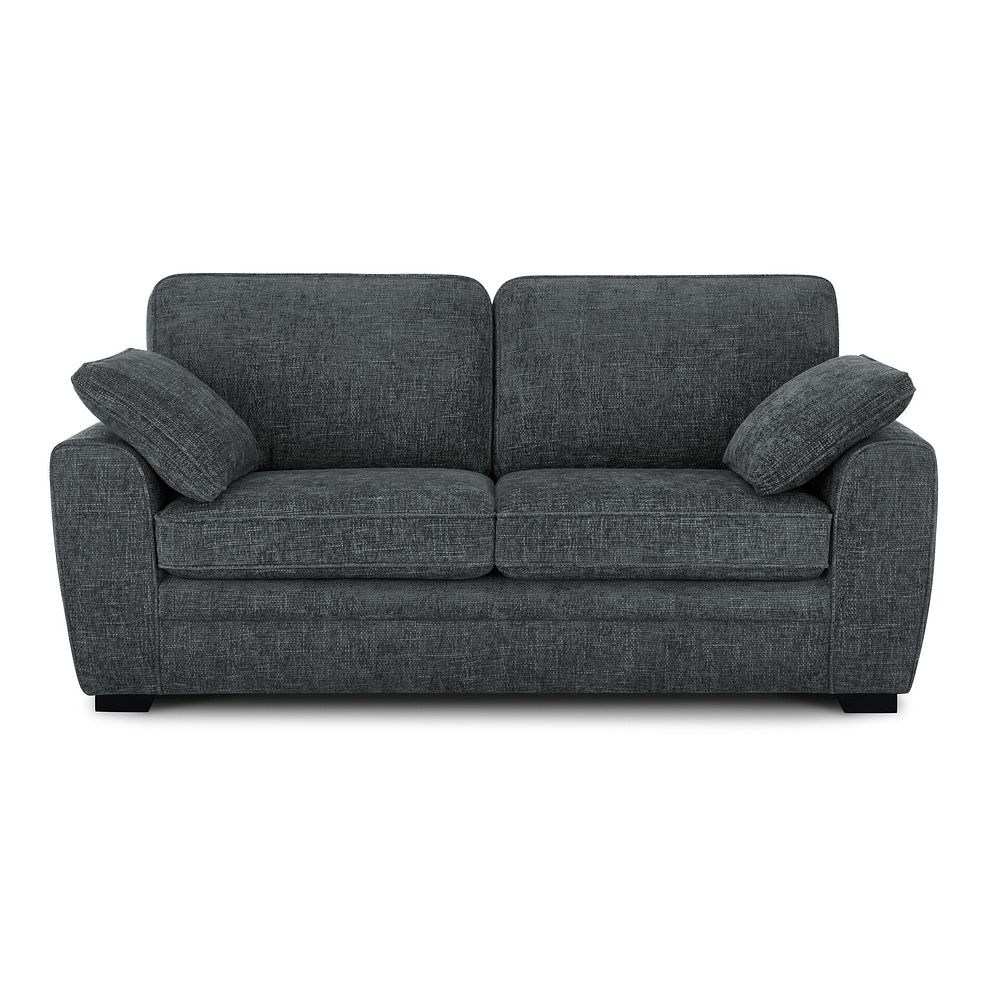 Melbourne 3 Seater Sofa in Enzo Slate Fabric 4