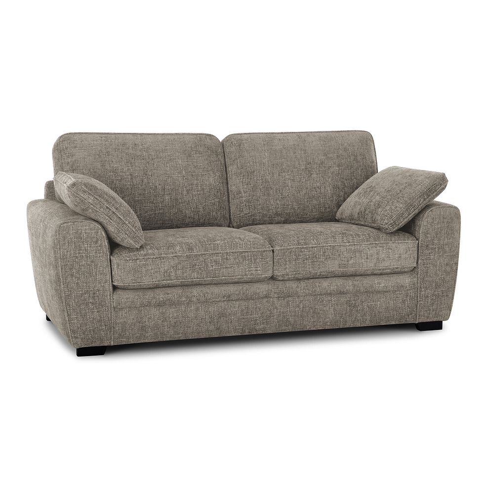 Melbourne 3 Seater Sofa in Enzo Stone Fabric 1