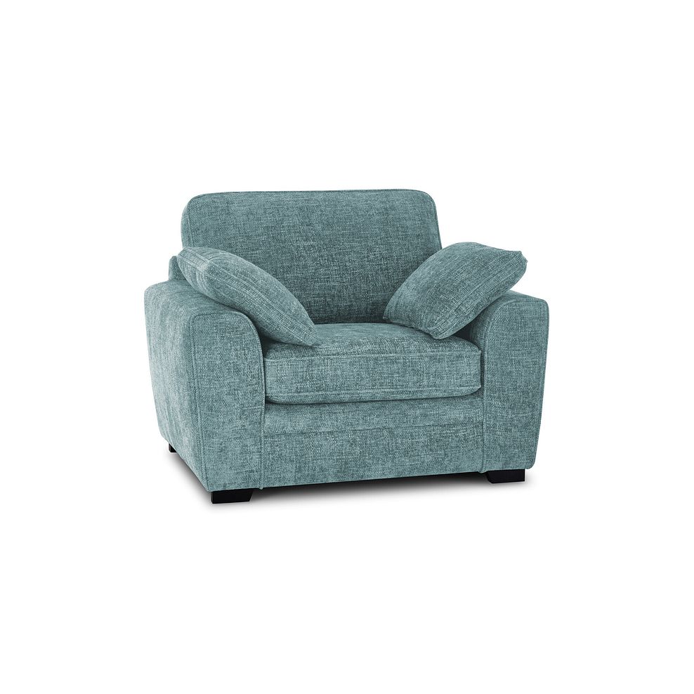 Melbourne Armchair in Enzo Duck Egg Fabric 2