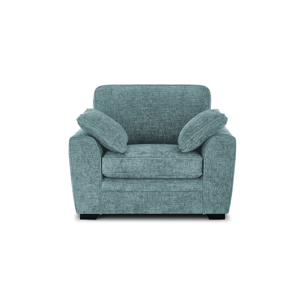 Melbourne Armchair in Enzo Duck Egg Fabric 1