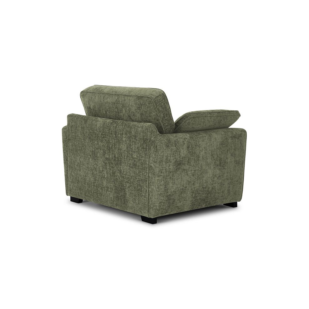 Melbourne Armchair in Enzo Olive Fabric 3