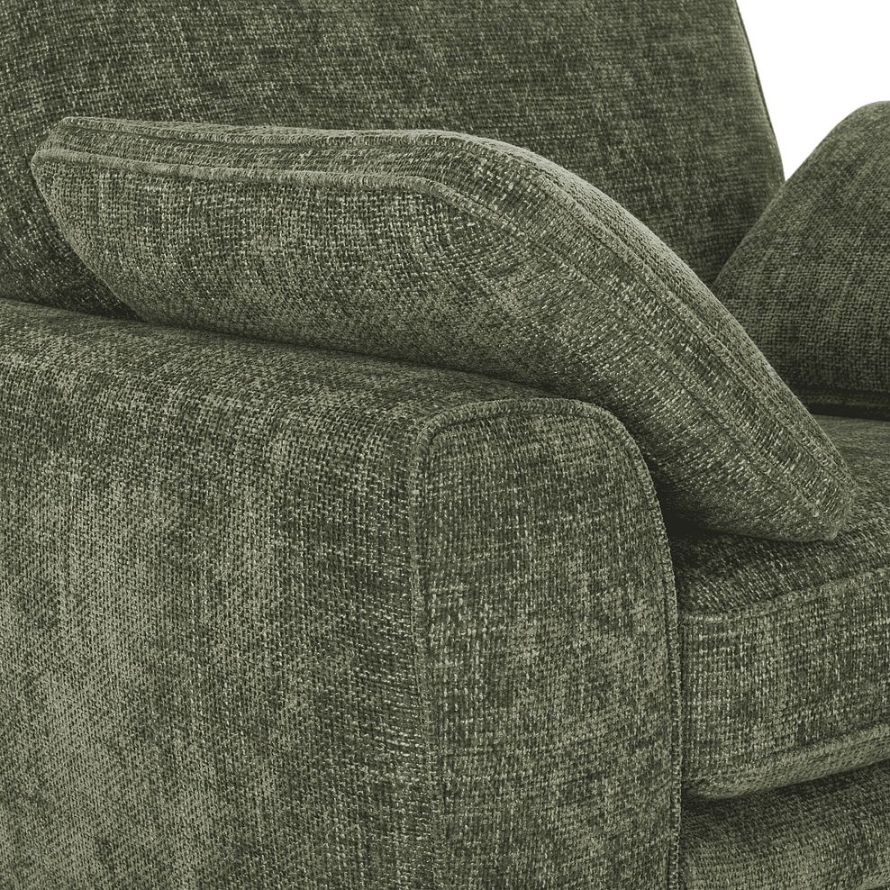 Melbourne Armchair in Enzo Olive Fabric 6