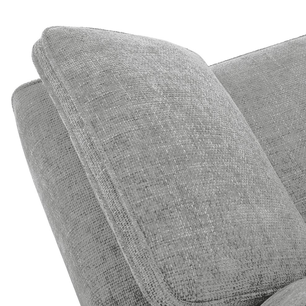 Melbourne Armchair in Enzo Silver Fabric 7