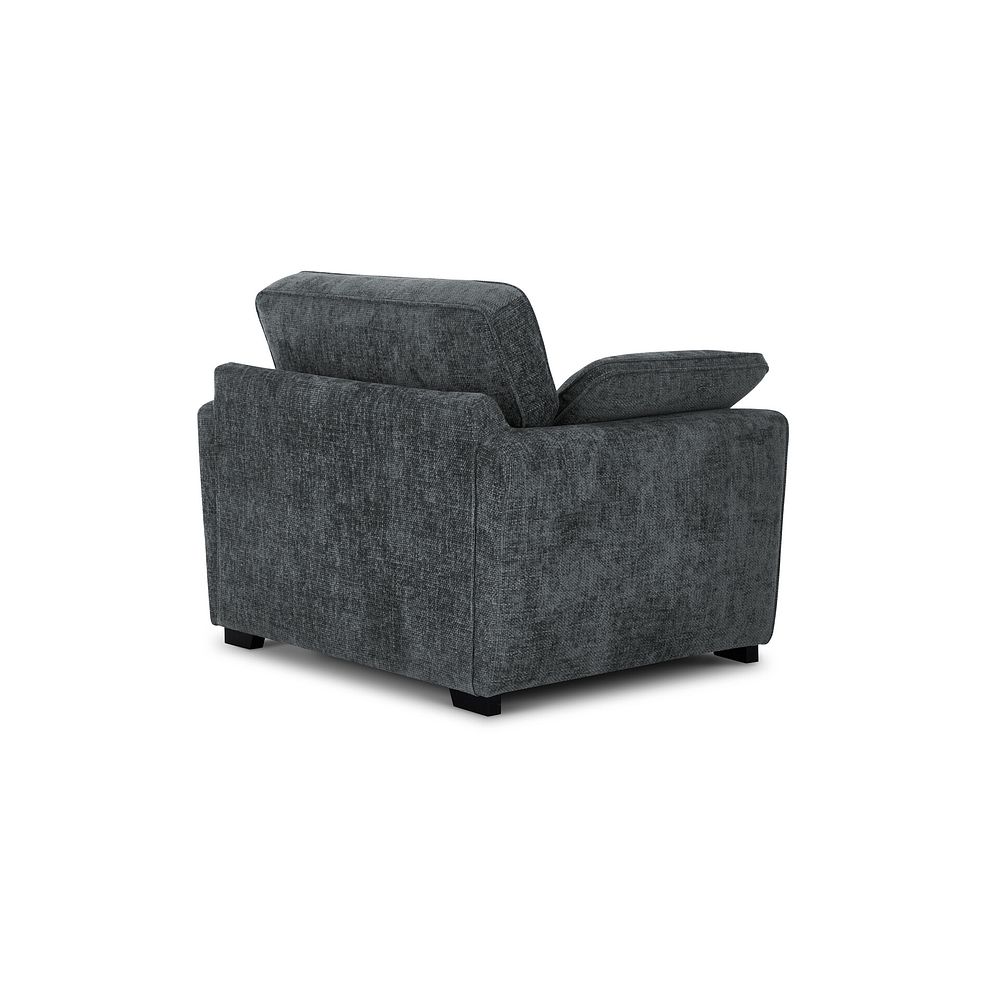 Melbourne Armchair in Enzo Slate Fabric 5