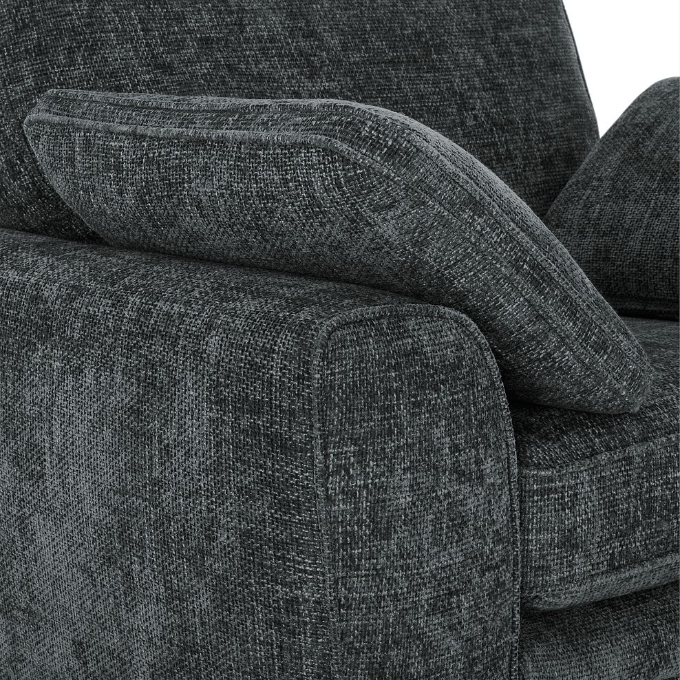 Melbourne Armchair in Enzo Slate Fabric 8