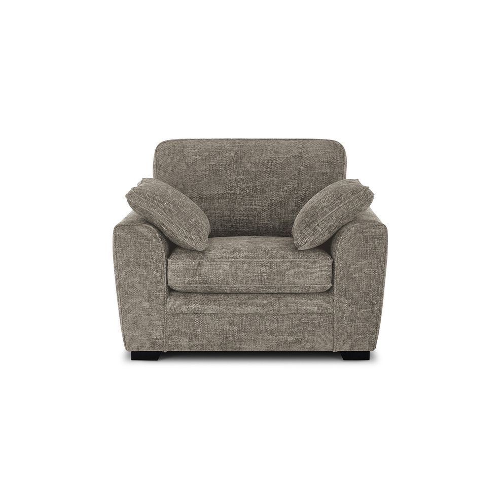 Melbourne Armchair in Enzo Stone Fabric Thumbnail 2