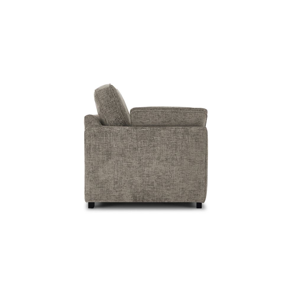 Melbourne Armchair in Enzo Stone Fabric Thumbnail 4