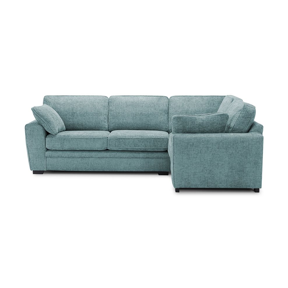 Melbourne Left Hand Corner Sofa in Enzo Duck Egg Fabric 1