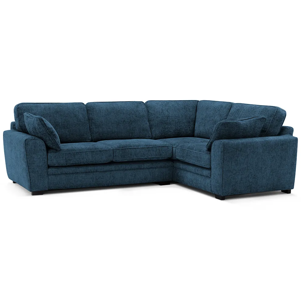 Melbourne Left Hand Corner Sofa in Enzo Marine Fabric