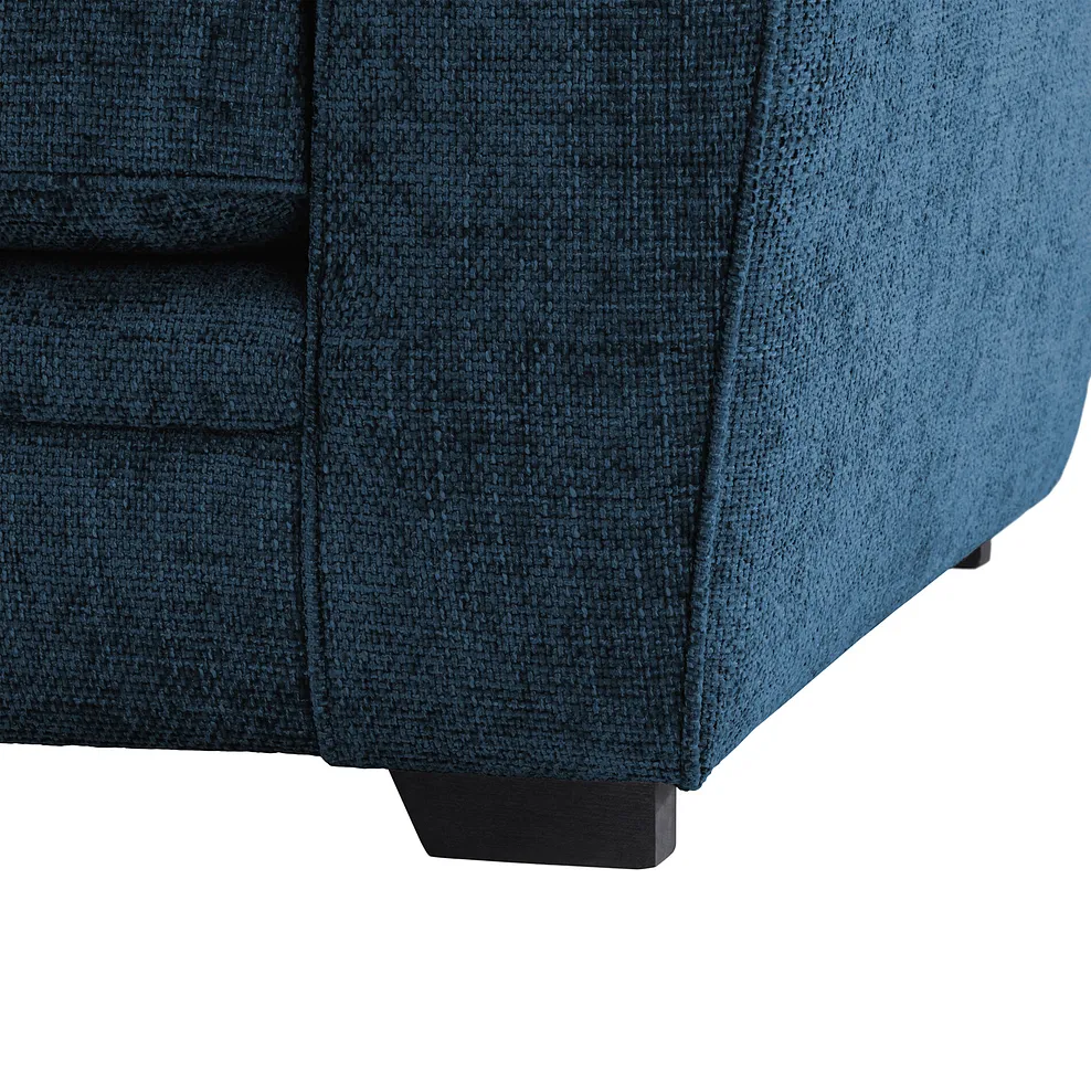 Melbourne Left Hand Corner Sofa in Enzo Marine Fabric 6