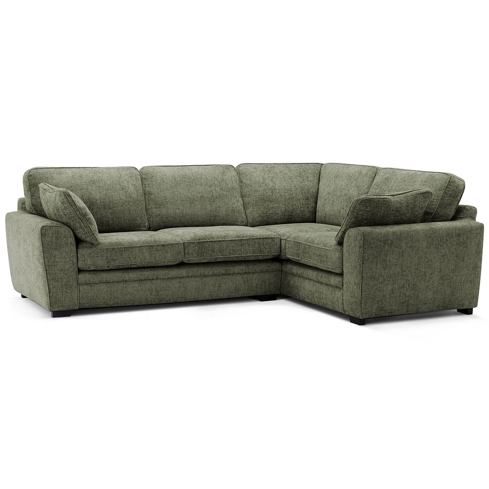 Melbourne Left Hand Corner Sofa in Enzo Olive Fabric 2