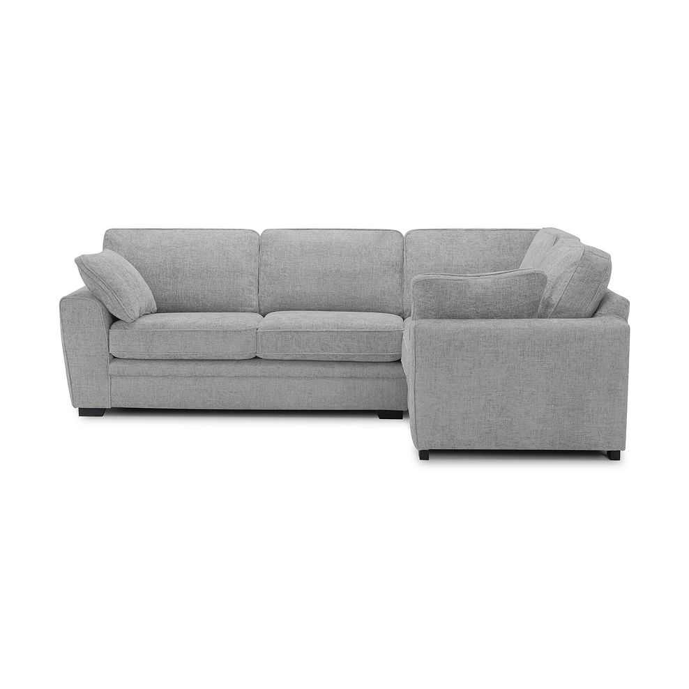 Melbourne Left Hand Corner Sofa in Enzo Silver Fabric 2