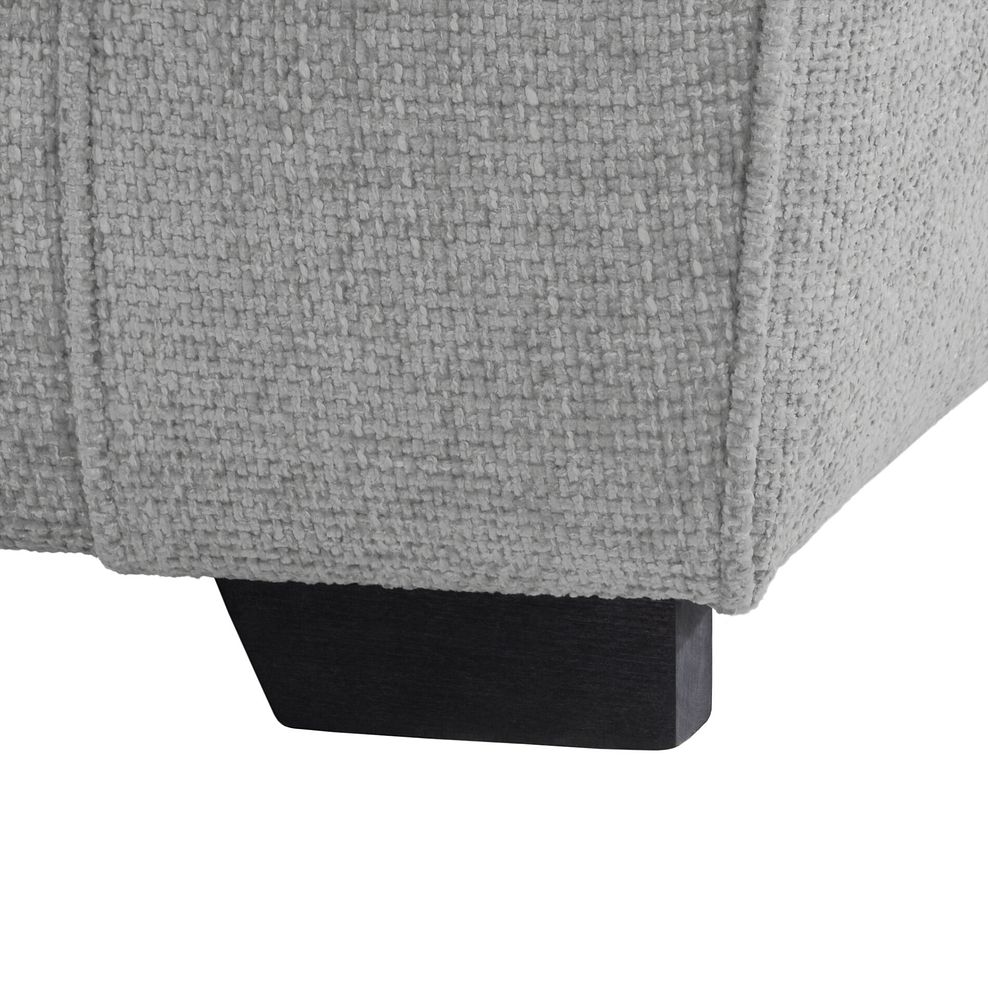 Melbourne Left Hand Corner Sofa in Enzo Silver Fabric 6