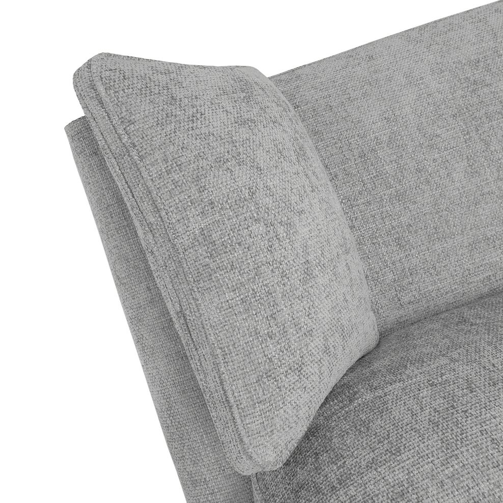 Melbourne Left Hand Corner Sofa in Enzo Silver Fabric 7