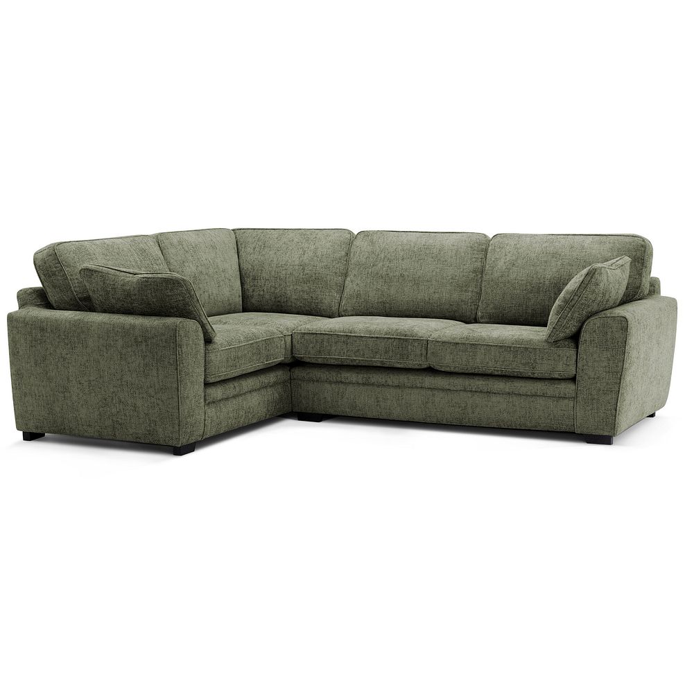 Melbourne Right Hand Corner Sofa in Enzo Olive Fabric 2