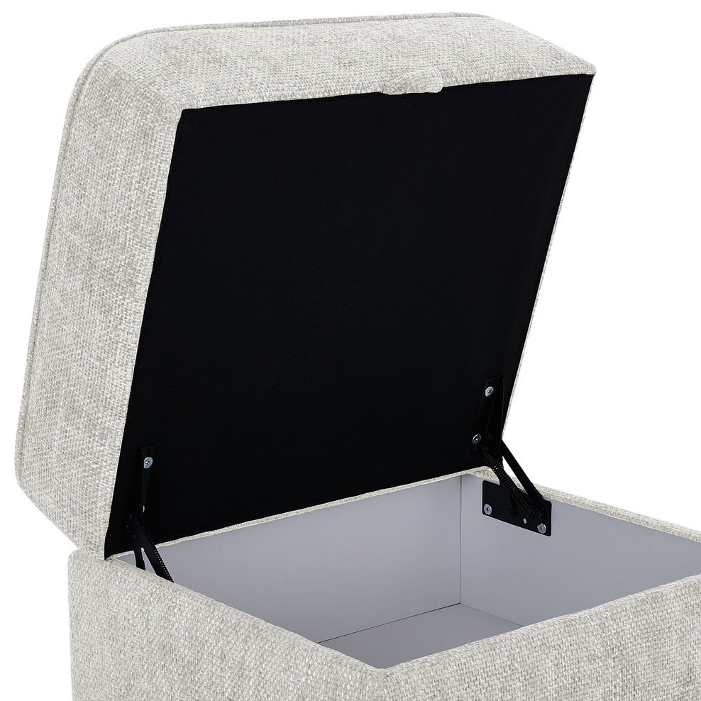 Melbourne Storage Footstool in Enzo Cream Fabric 6