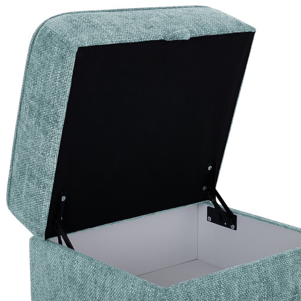 Melbourne Storage Footstool in Enzo Duck Egg Fabric 6