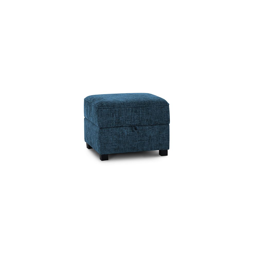 Melbourne Storage Footstool in Enzo Marine Fabric 1