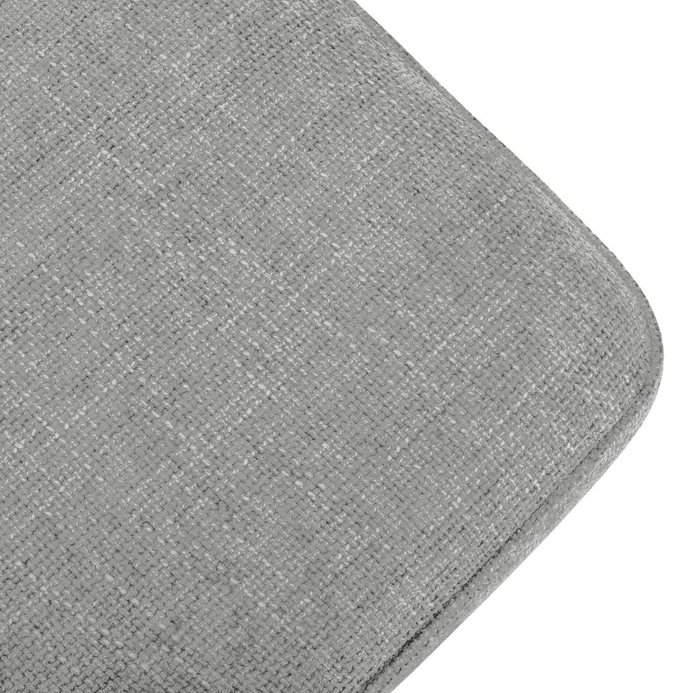 Melbourne Storage Footstool in Enzo Silver Fabric 5