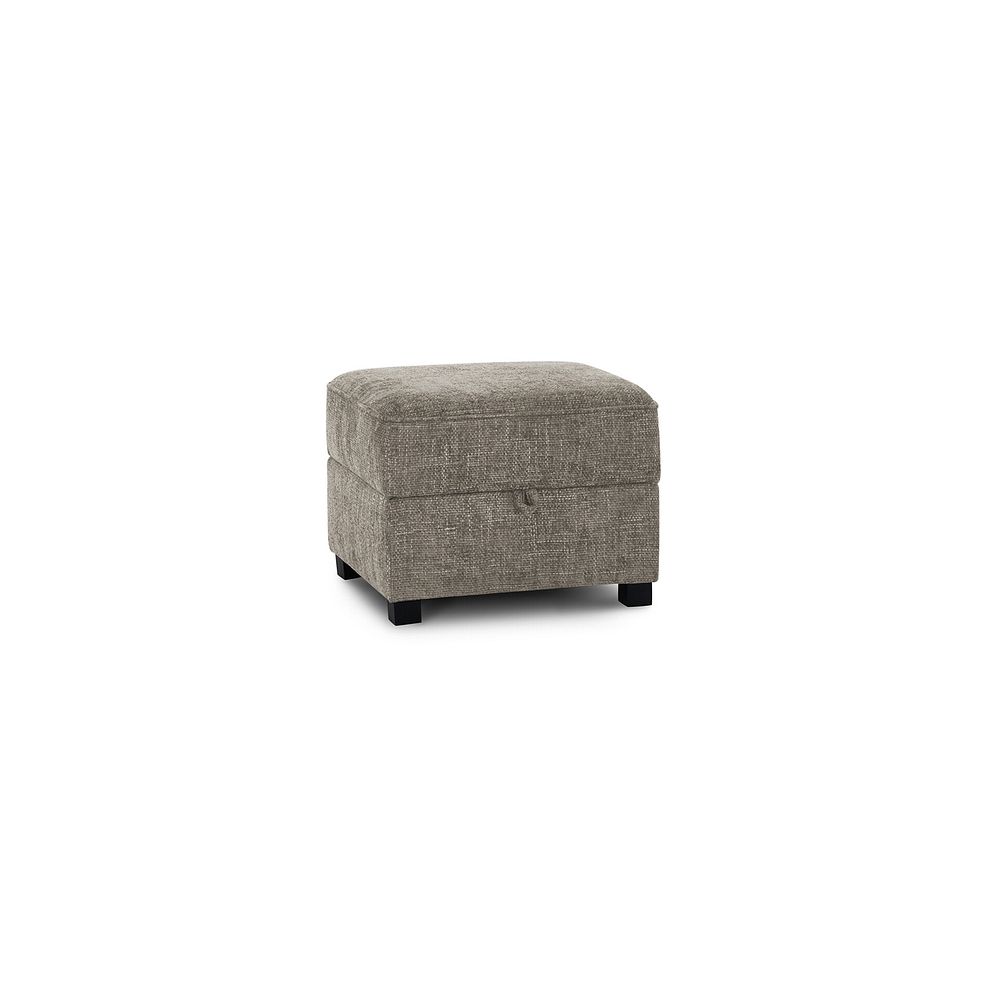 Melbourne Storage Footstool in Enzo Stone Fabric Thumbnail 1