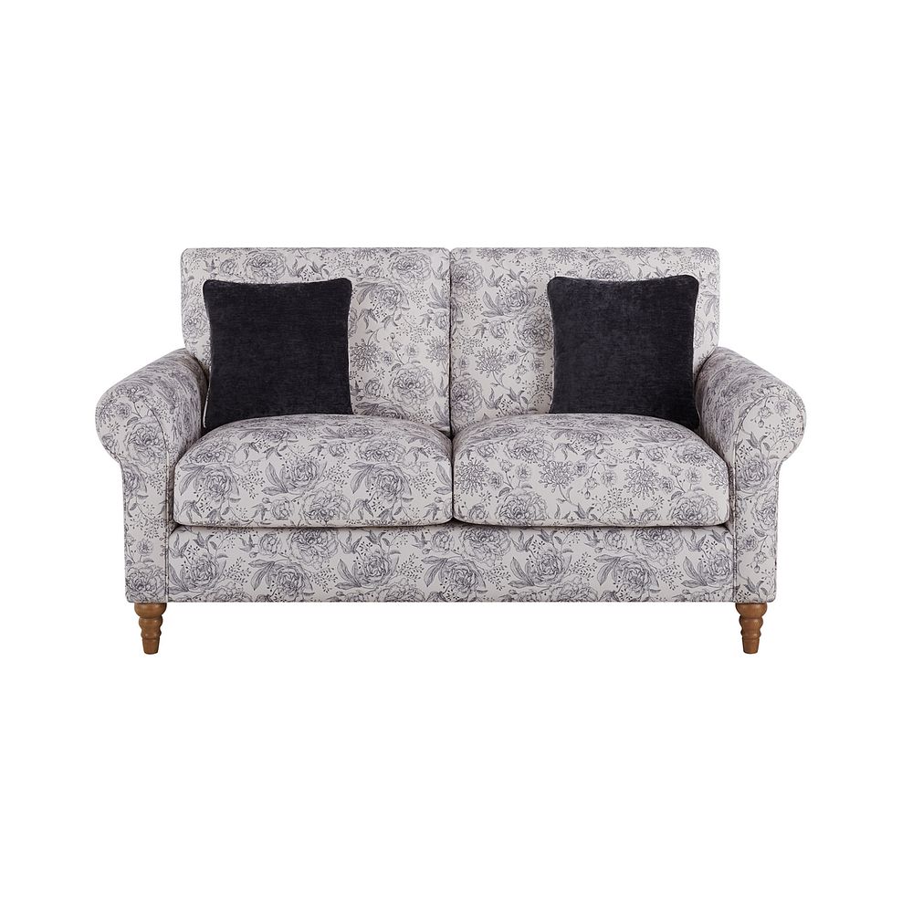 Bramble Country Style 2 Seater Sofa in Melrose Carbon with Charcoal Scatters Thumbnail 2