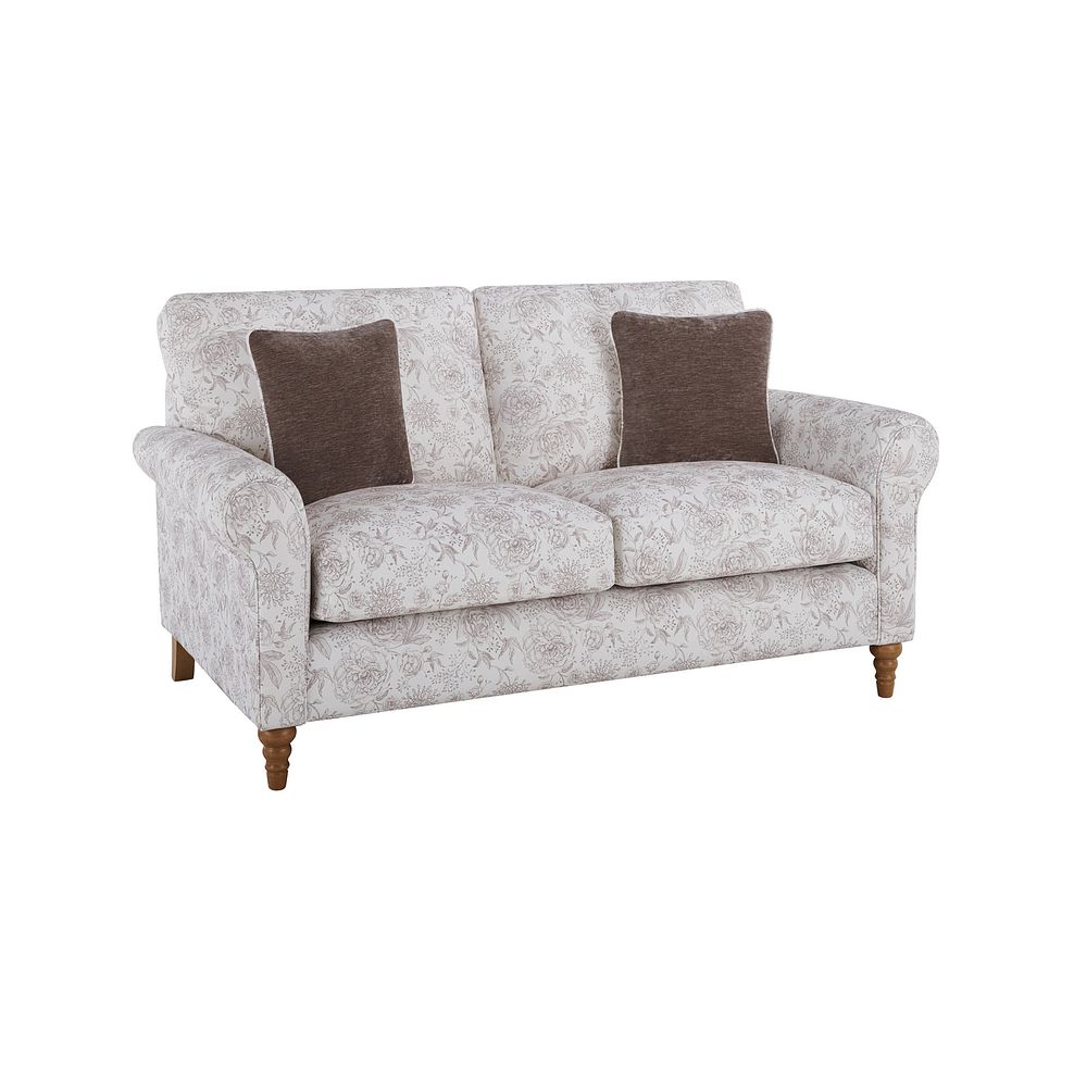 Bramble Country Style 2 Seater Sofa in Melrose Mink with Taupe Scatters Thumbnail 1