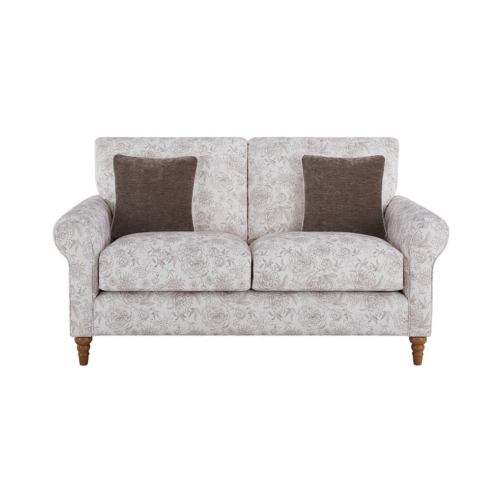 Bramble Country Style 2 Seater Sofa in Melrose Mink with Taupe Scatters Thumbnail 2