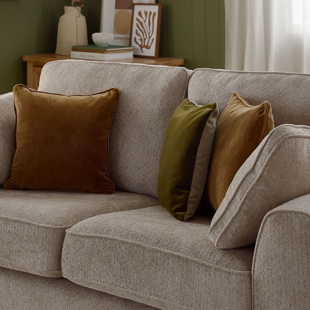 Melton 2 Seater Sofa in  Tilda Latte Fabric 4