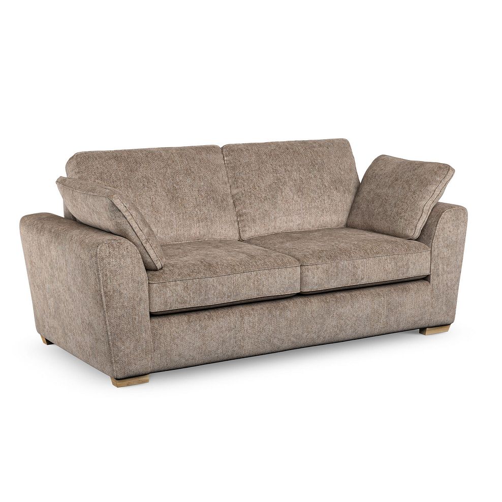 Melton 3 Seater Sofa in Tilda Caramel Fabric 1