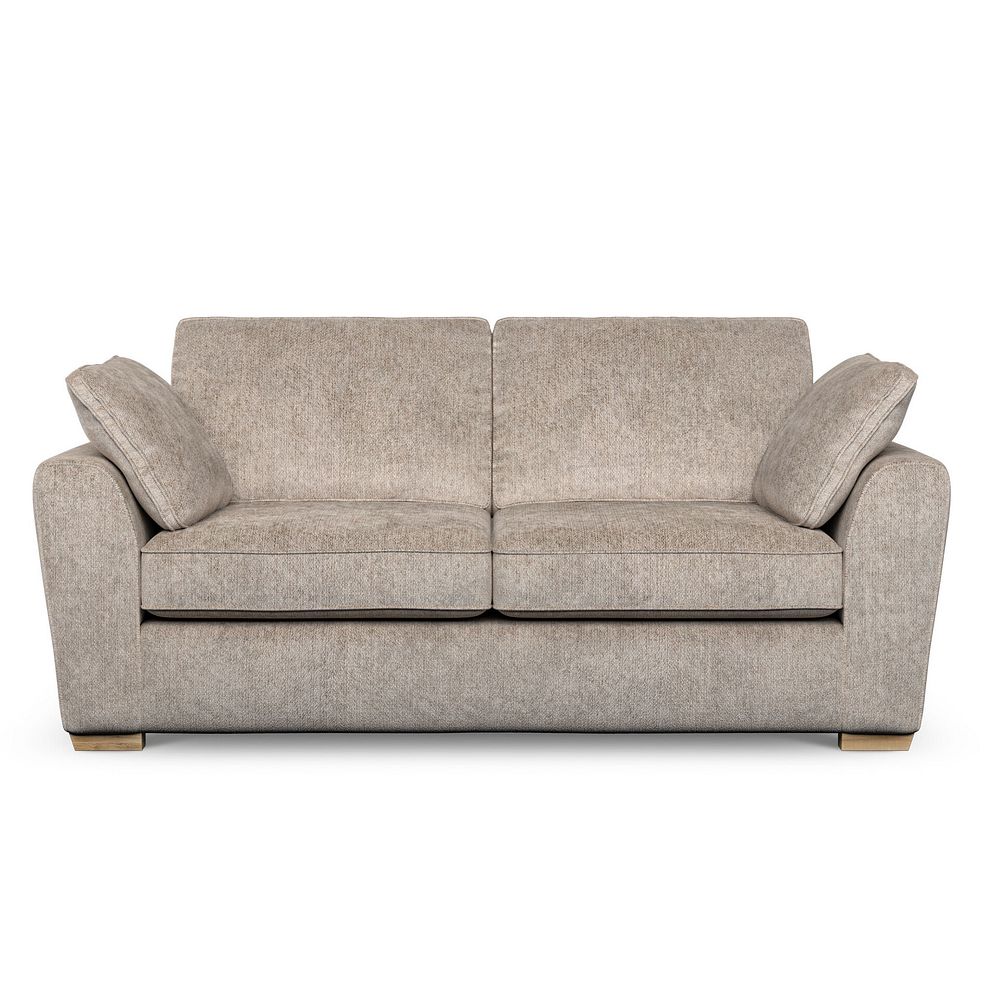 Melton 3 Seater Sofa in Tilda Latte Fabric 2