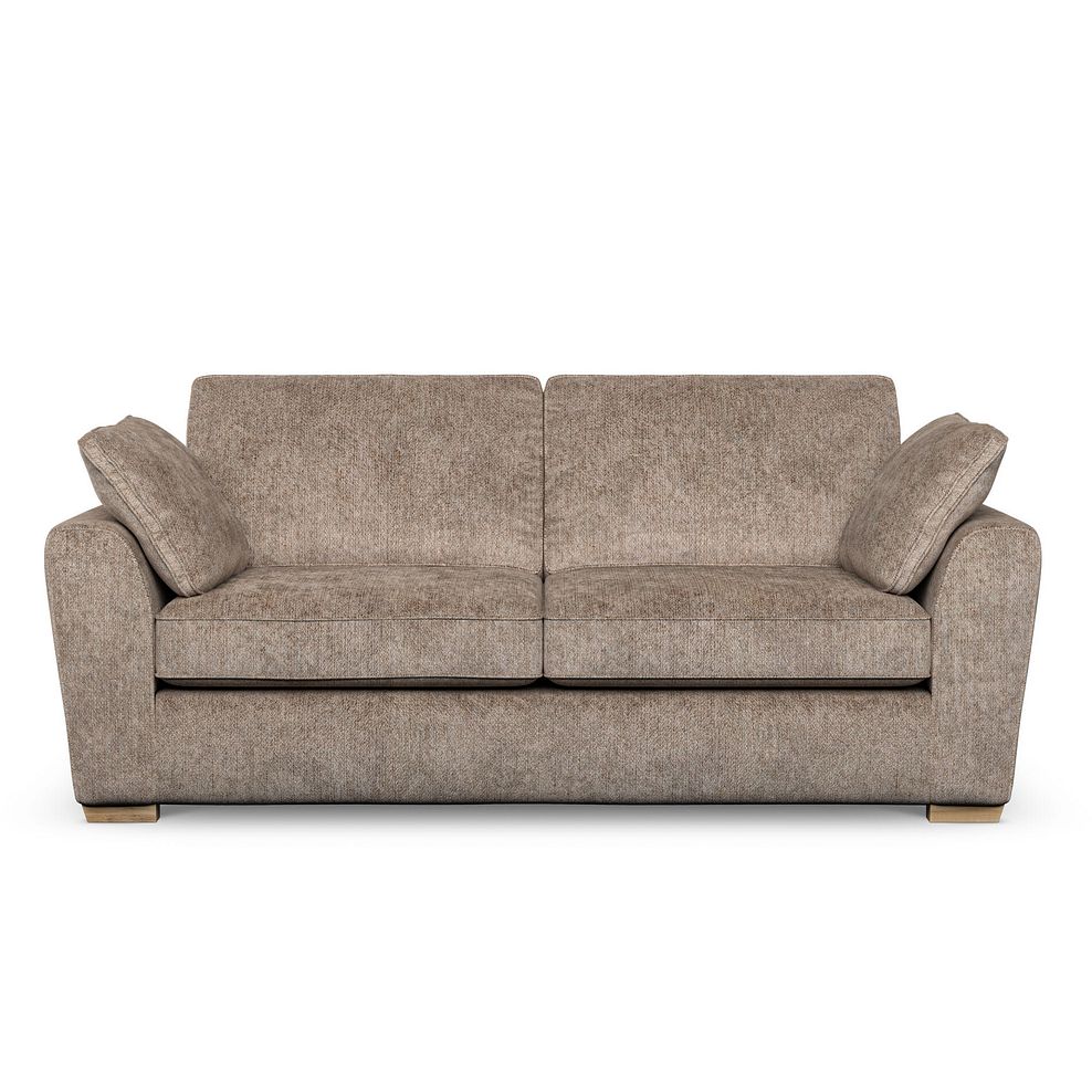 Melton 4 Seater Sofa in Tilda Caramel Fabric 2