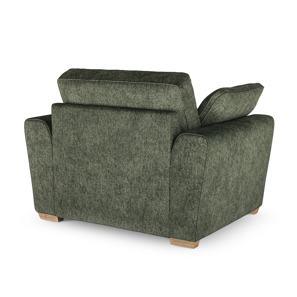 Melton Armchair in Tilda Emerald Fabric 4