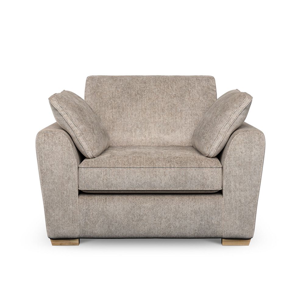 Melton Armchair in  Tilda Latte Fabric 2