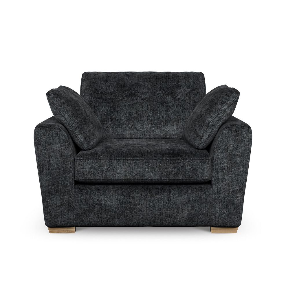 Melton Armchair in Tilda Midnight Fabric 2