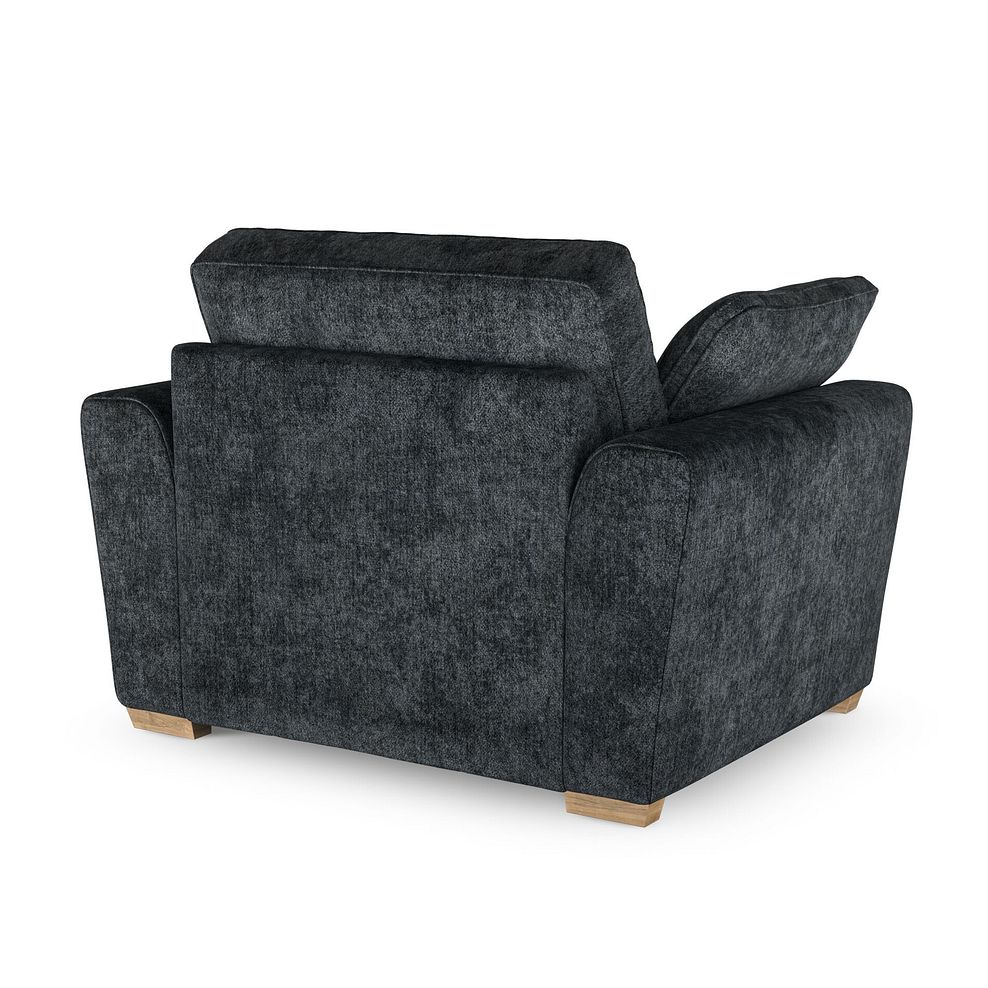 Melton Armchair in Tilda Midnight Fabric 4