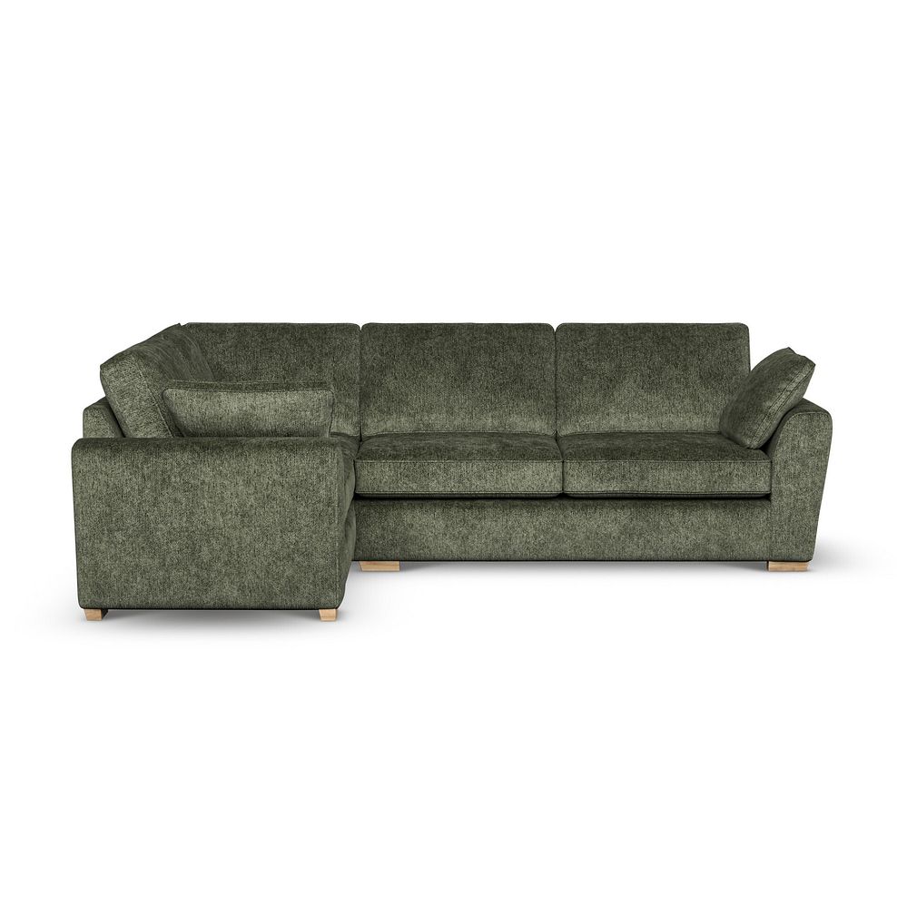 Melton Right Hand Corner Sofa in Tilda Emerald Fabric 2