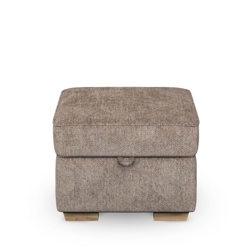 Melton Storage Footstool in Tilda Caramel Fabric 3