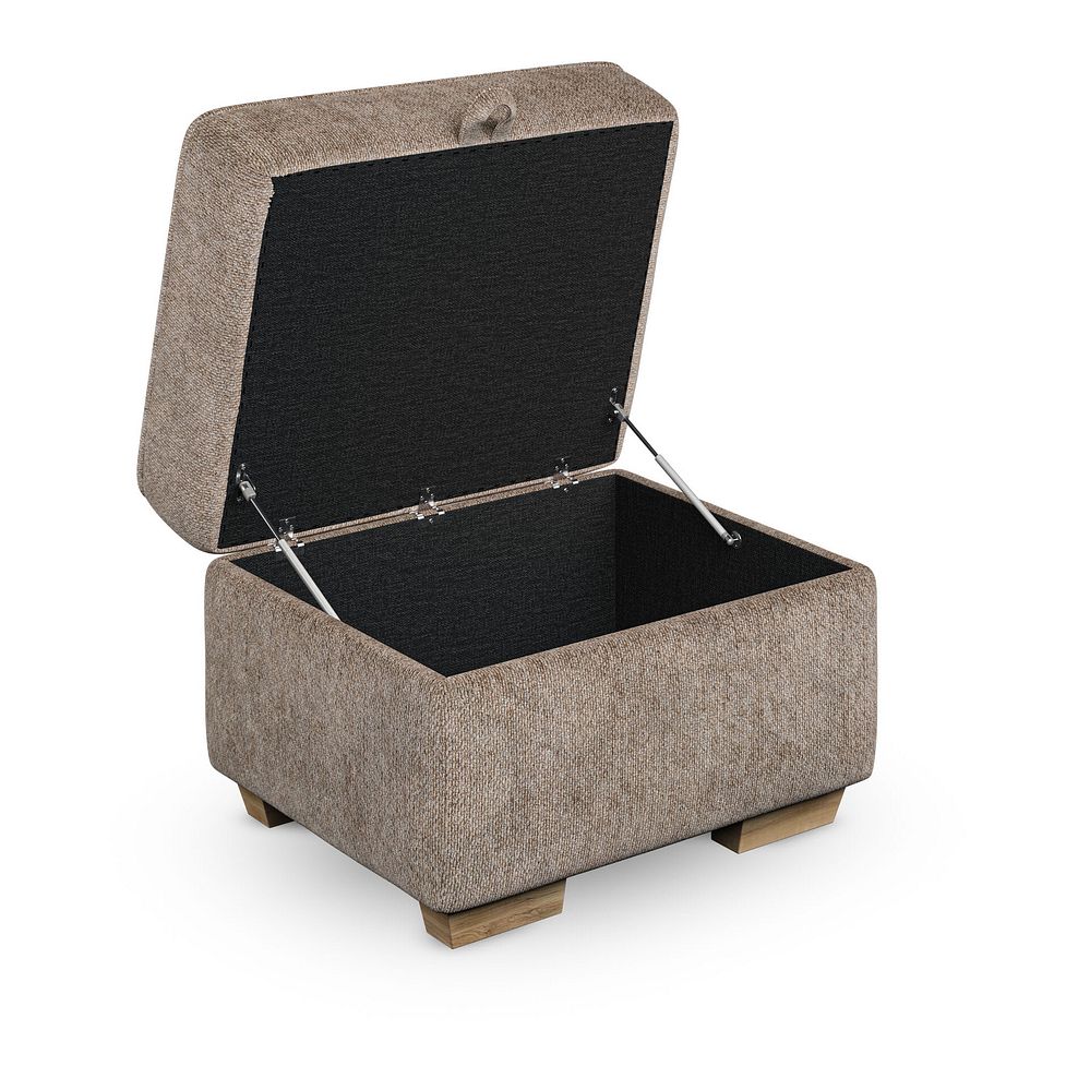 Melton Storage Footstool in Tilda Caramel Fabric 2