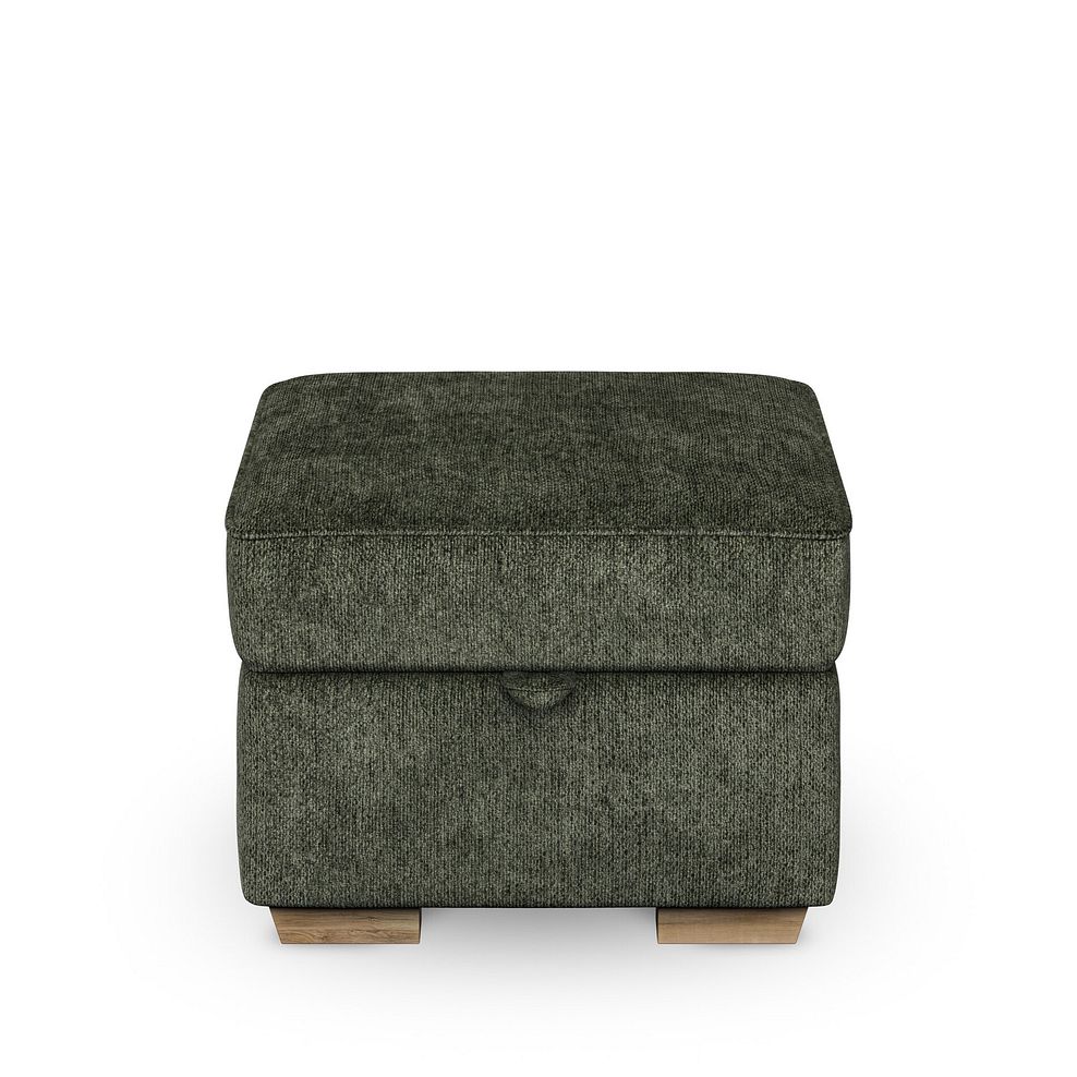 Melton Storage Footstool in Tilda Emerald Fabric 3