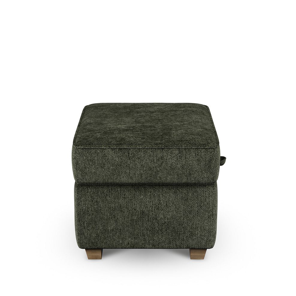 Melton Storage Footstool in Tilda Emerald Fabric 5