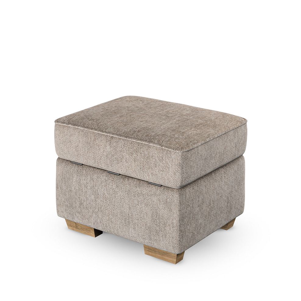 Melton Storage Footstool in  Tilda Latte Fabric 4