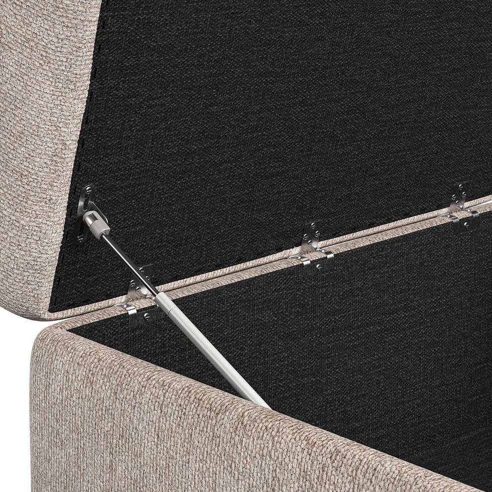 Melton Storage Footstool in  Tilda Latte Fabric 8