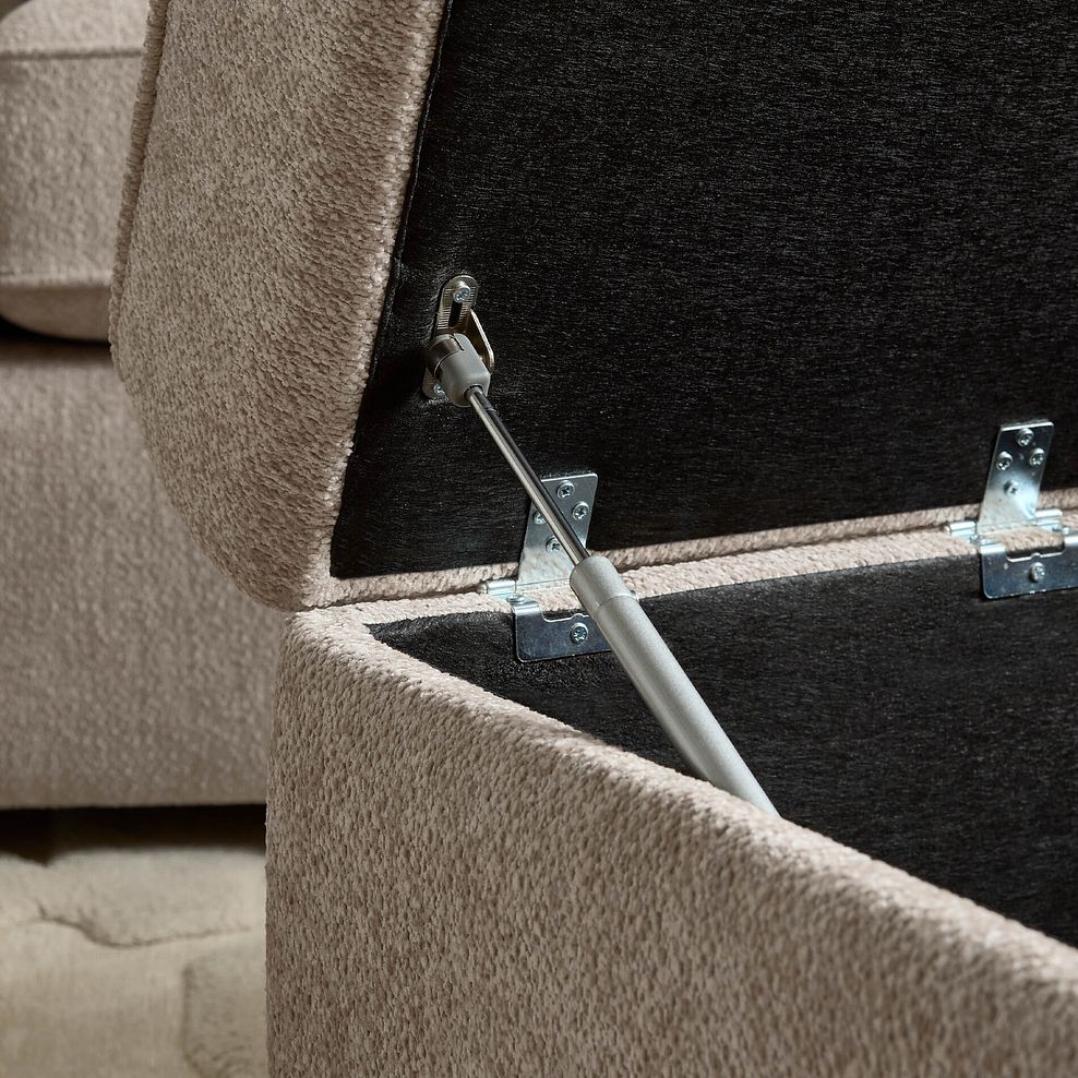 Melton Storage Footstool in  Tilda Latte Fabric 4