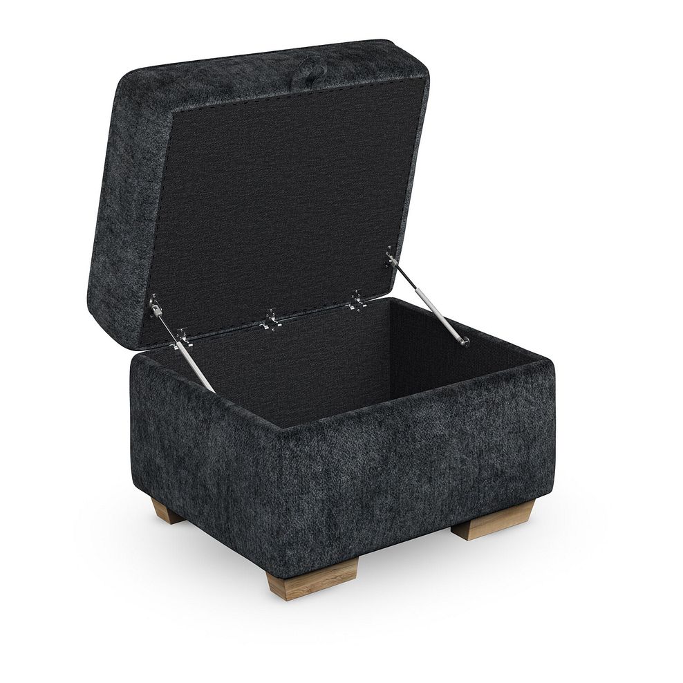 Melton Storage Footstool in Tilda Midnight Fabric 2