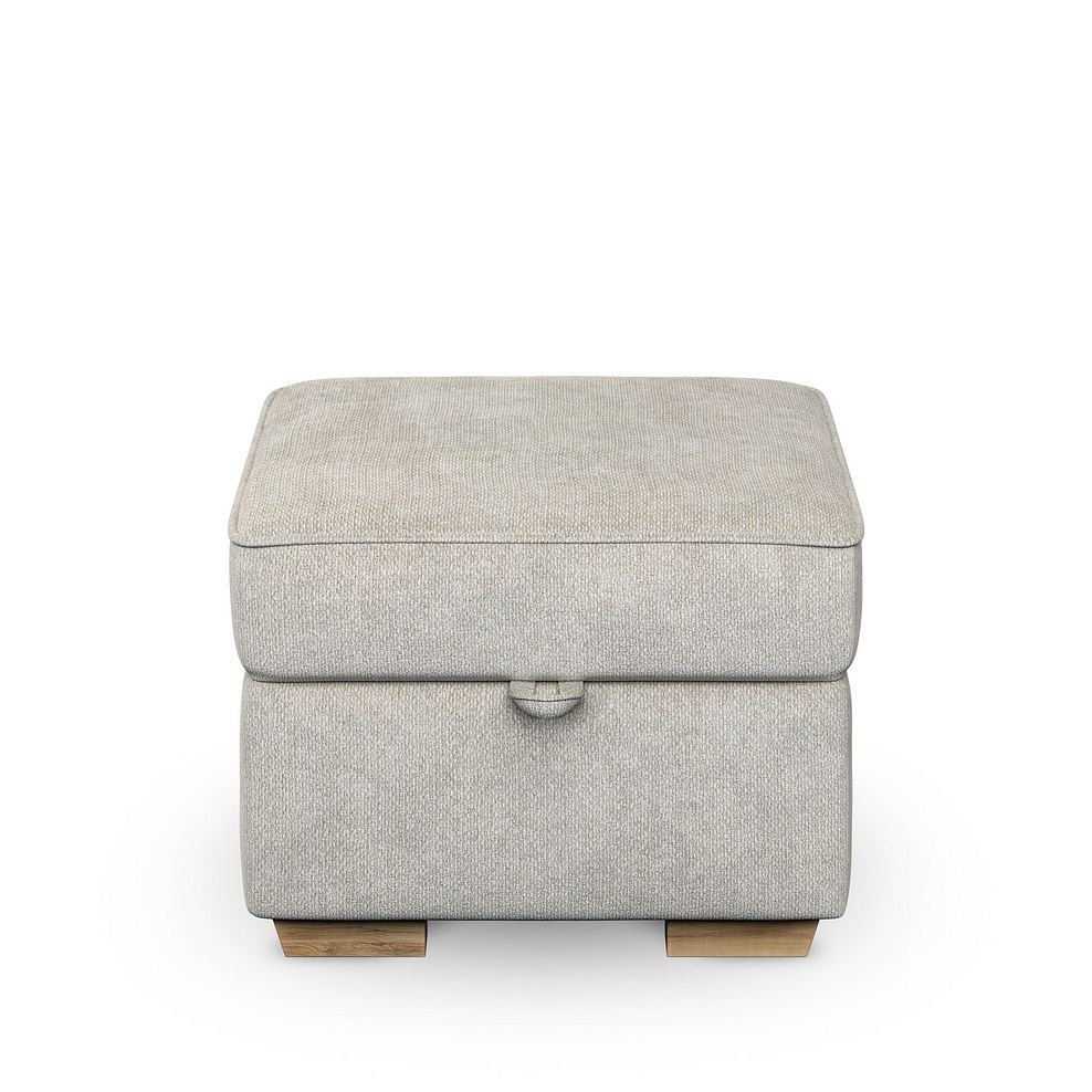 Melton Storage Footstool in Tilda Natural Fabric 3
