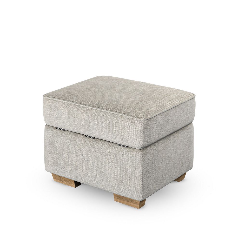 Melton Storage Footstool in Tilda Natural Fabric 4