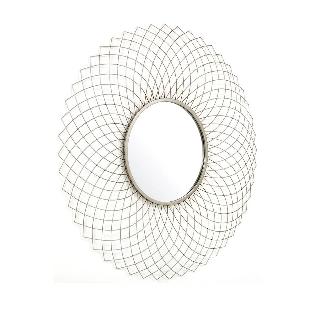 Serenity Metal Wall Mirror - Silver 3