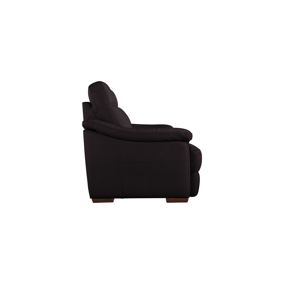 Milano 2 Seater Sofa in Dark Brown Leather 4