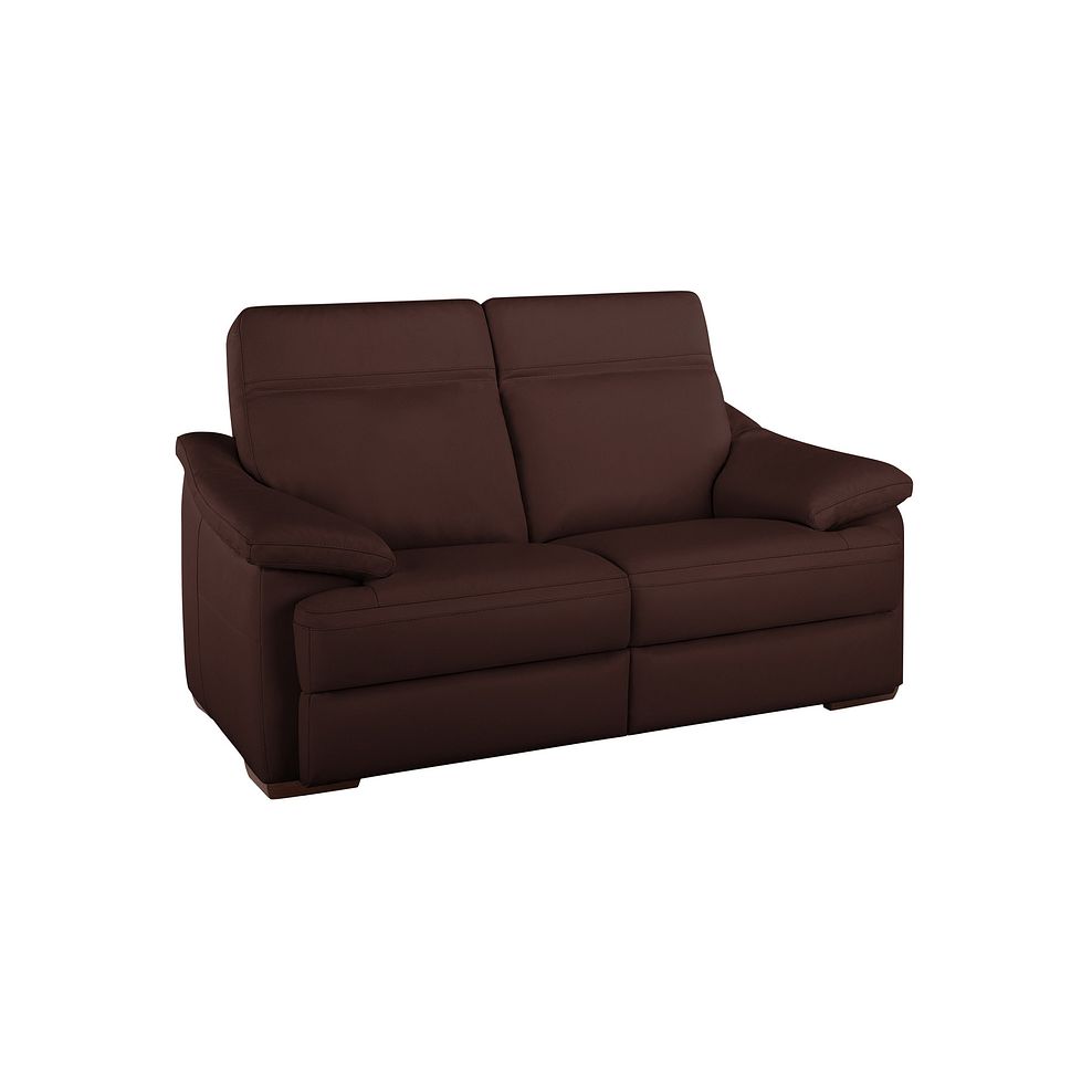 Milano 2 Seater Sofa in Chestnut Leather 1