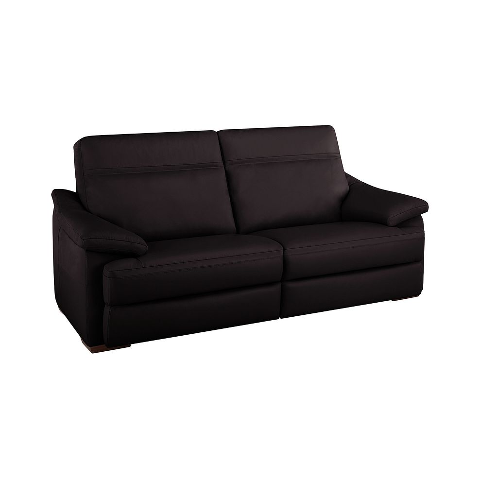 Milano 3 Seater Sofa in Dark Brown Leather
